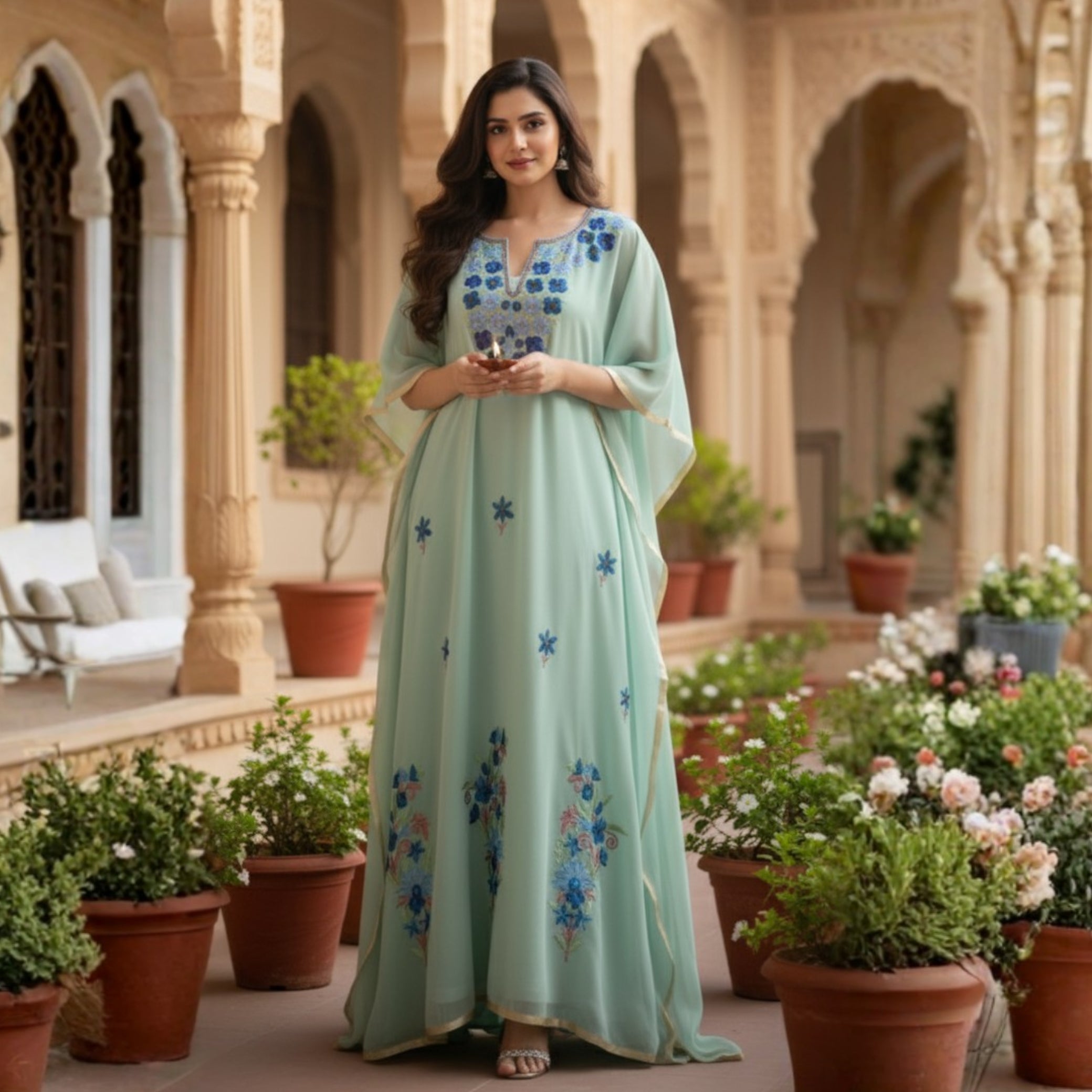 Raqs-e-Noor Kaftan Collection