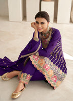 Punjabi Suit Multi Embroidered Style