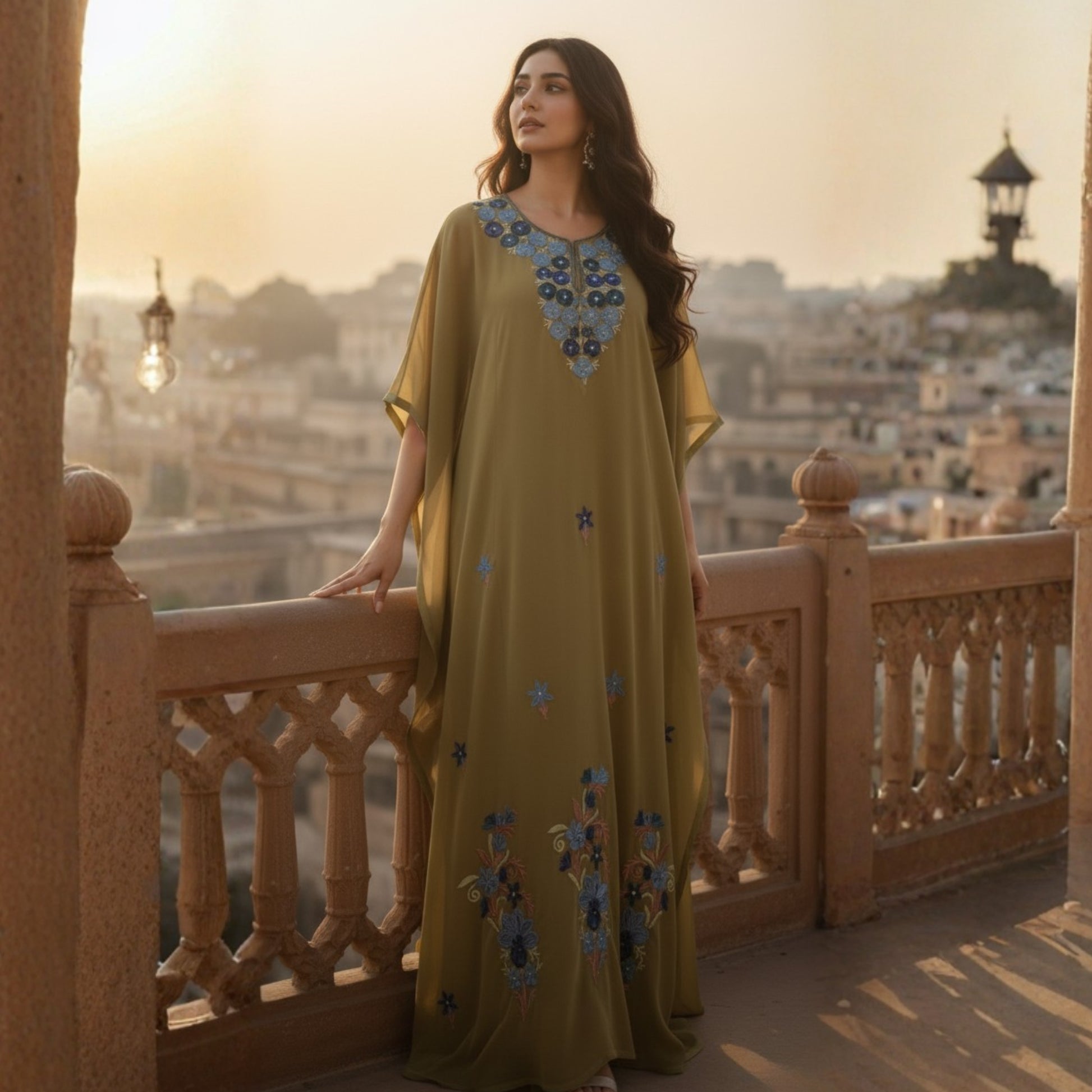 Raqs-e-Noor Kaftan Collection