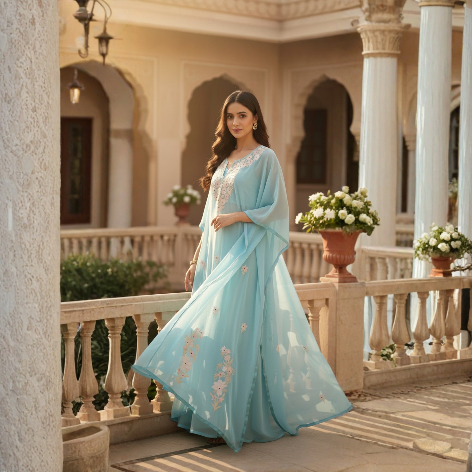 Raqs-e-Noor Kaftan Collection