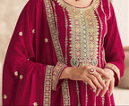 Punjabi Suit Multi Embroidered Style