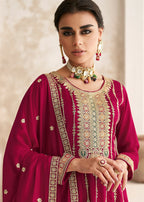 Punjabi Suit Multi Embroidered Style