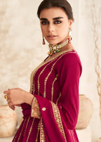Punjabi Suit Multi Embroidered Style