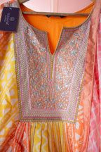 Gulkayra Designer Real Muslin Digital Print Gown with Dupatta
