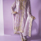 Canton Georgette with Exclusive Zari, Thread & Embroidery Dress