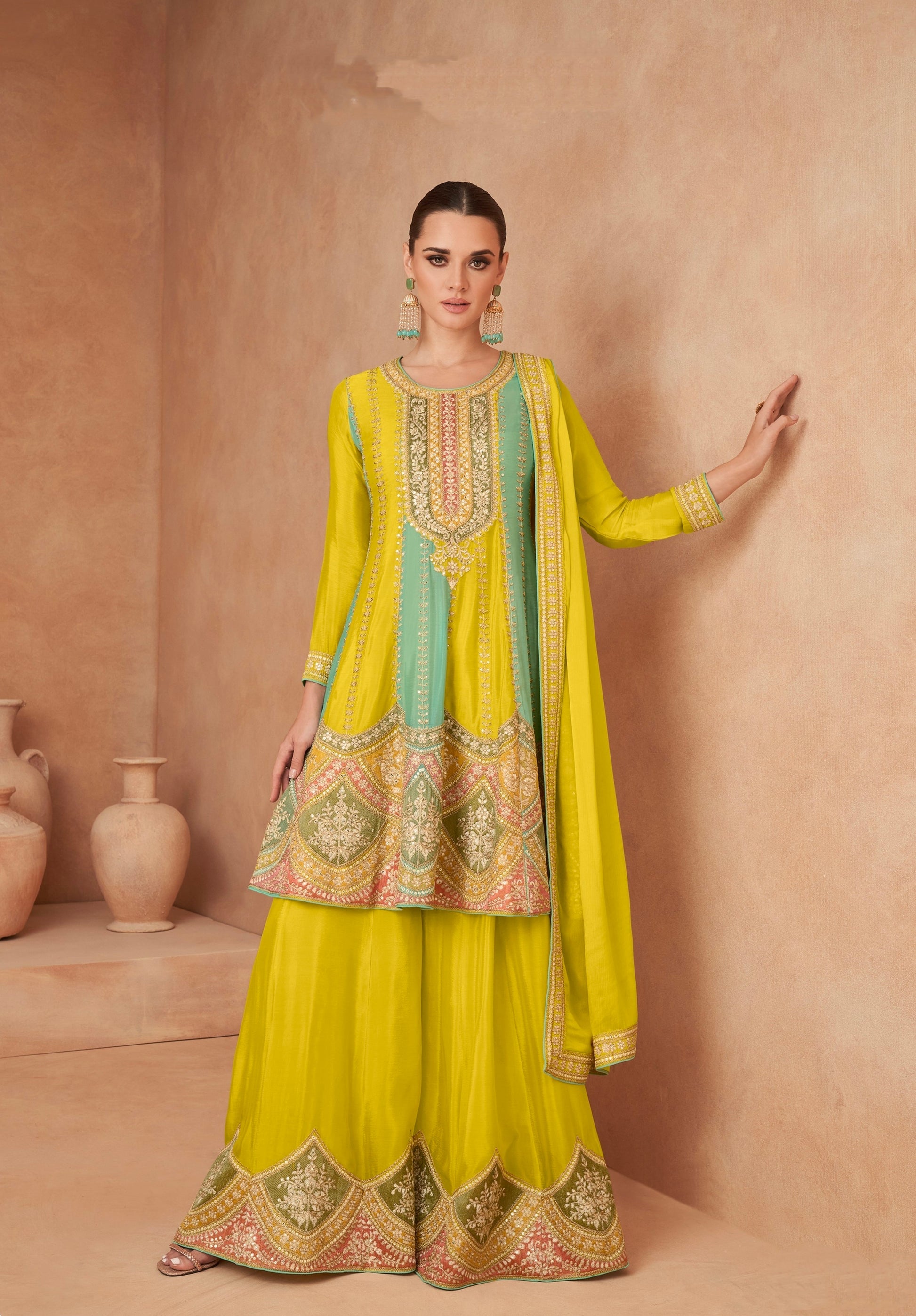 gulkayra designer guzarish real chinnon party wear salwar suits