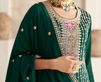 Punjabi Suit Multi Embroidered Style