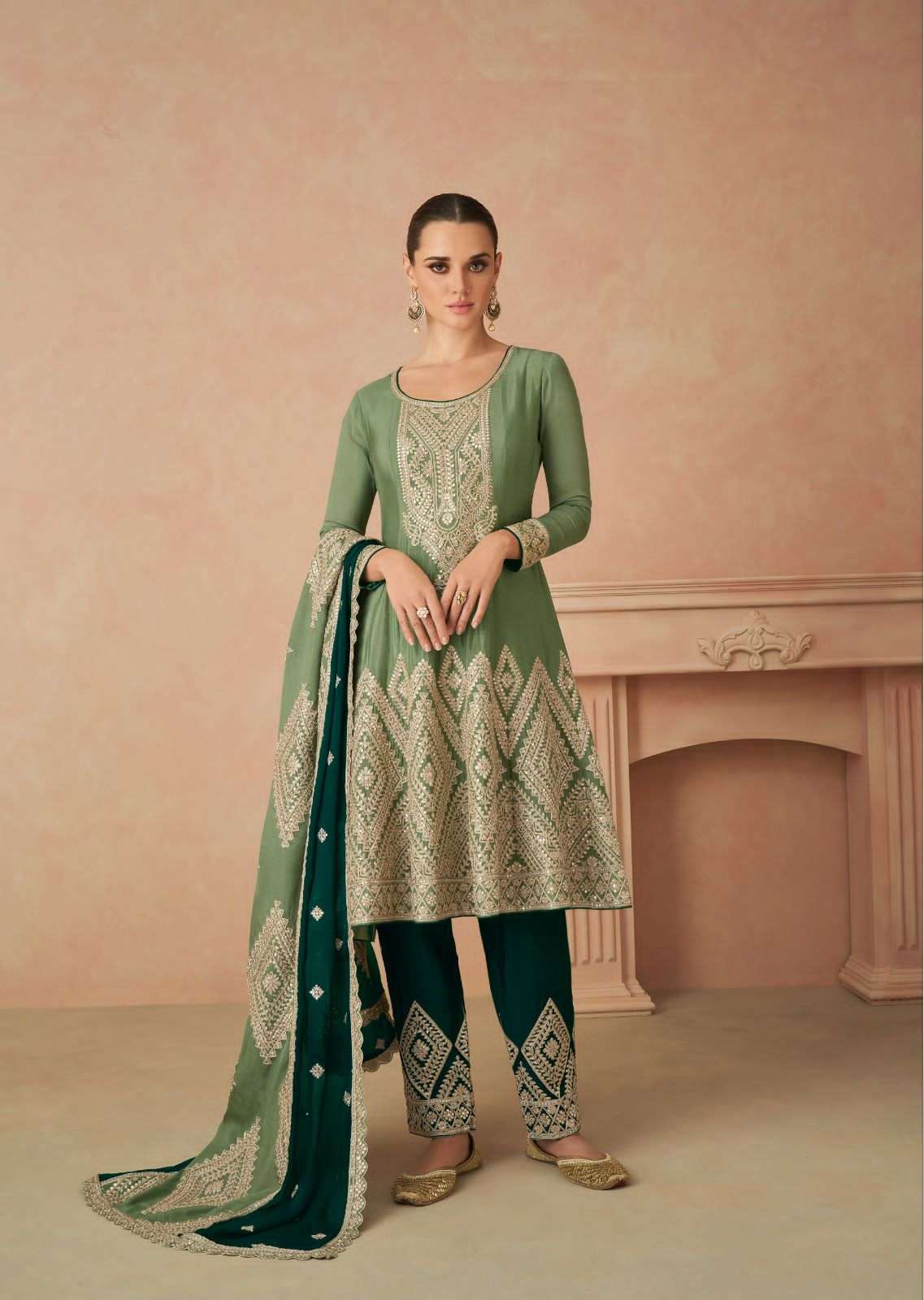 gulkayra designer guzarish real chinnon party wear salwar suits