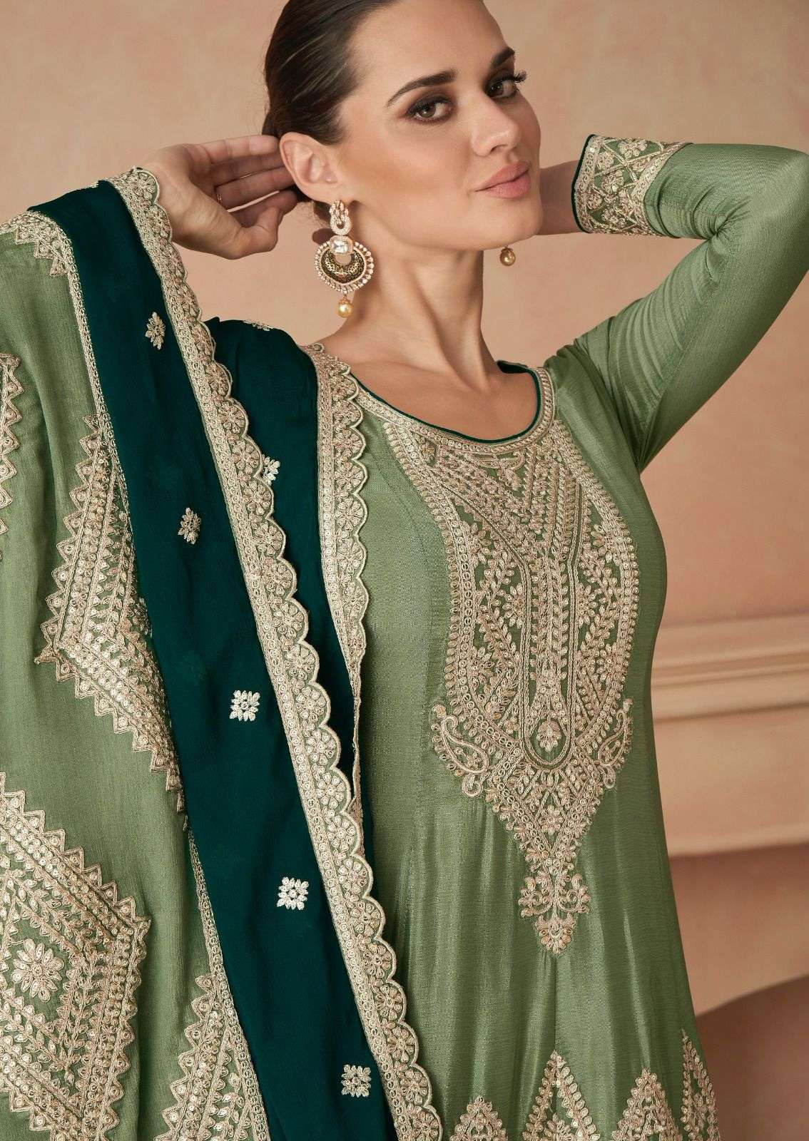 gulkayra designer guzarish real chinnon party wear salwar suits