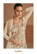 Gulkayra LAHZA Real Chinon Suit with Embroidery Work