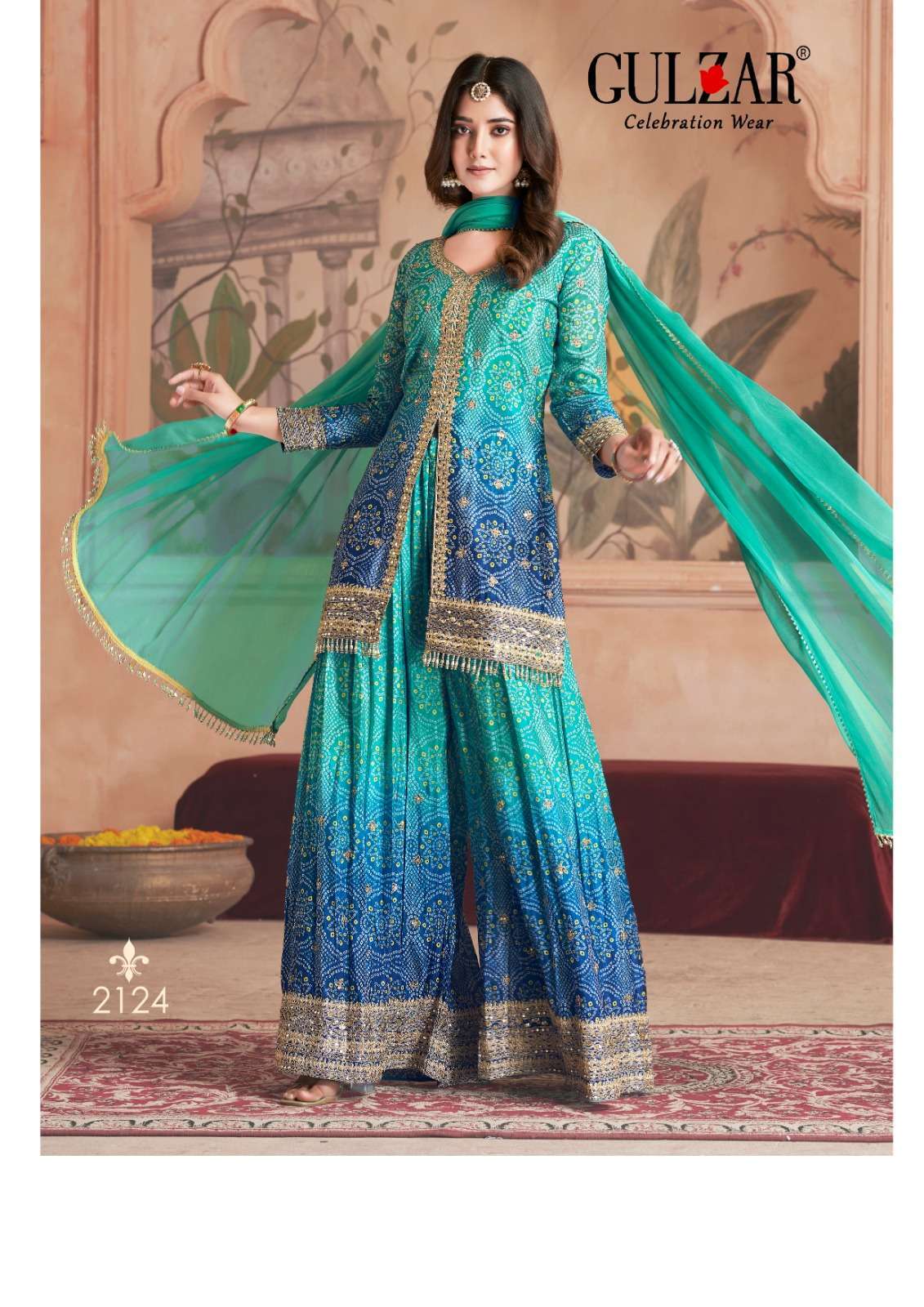 Gulzar Rangeela Printed&nbsp;Readymade Sharara