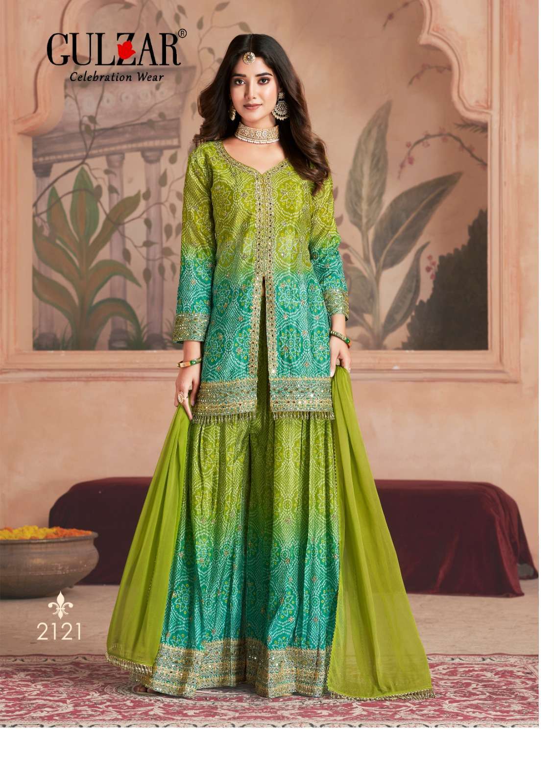 Gulzar Rangeela Printed&nbsp;Readymade Sharara
