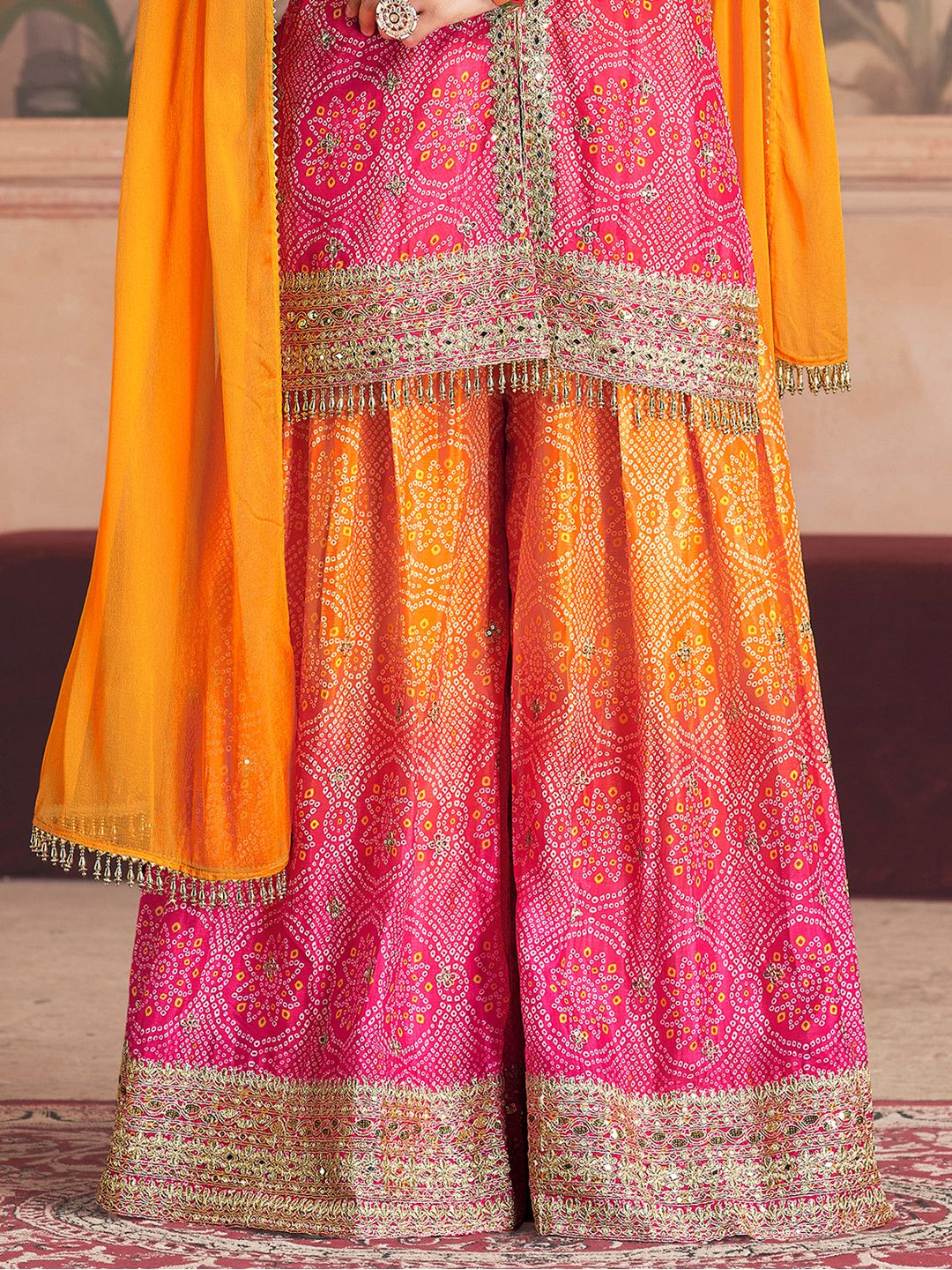 Gulzar Rangeela Printed&nbsp;Readymade Sharara