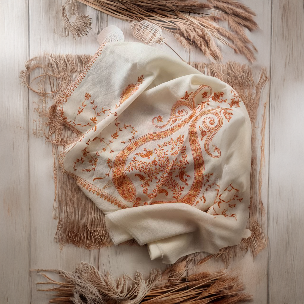 Aari Embroidery (Hook Work) Kashmiri Shawal