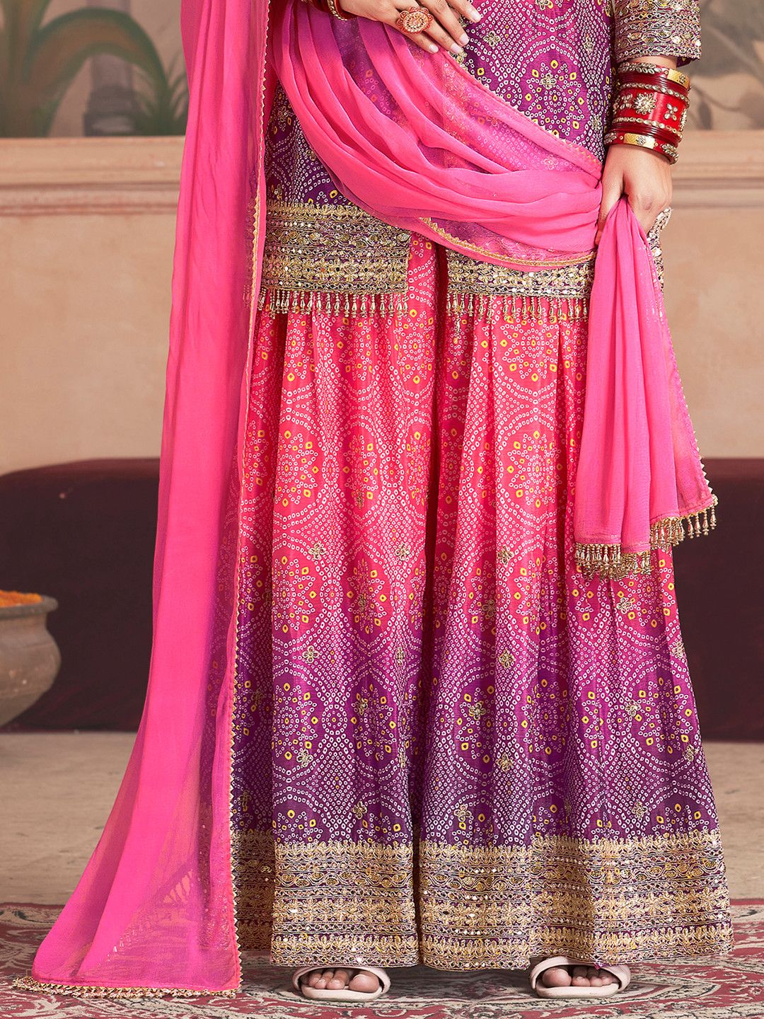 Gulzar Rangeela Printed&nbsp;Readymade Sharara