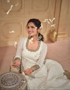 Sayuri Designer- Dastoor design real georgette designer long dress festive collection