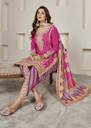Gulzar Phool Zari Cream Embroidered Chinon Kurta Set