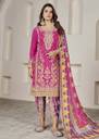 Gulzar Phool Zari Cream Embroidered Chinon Kurta Set